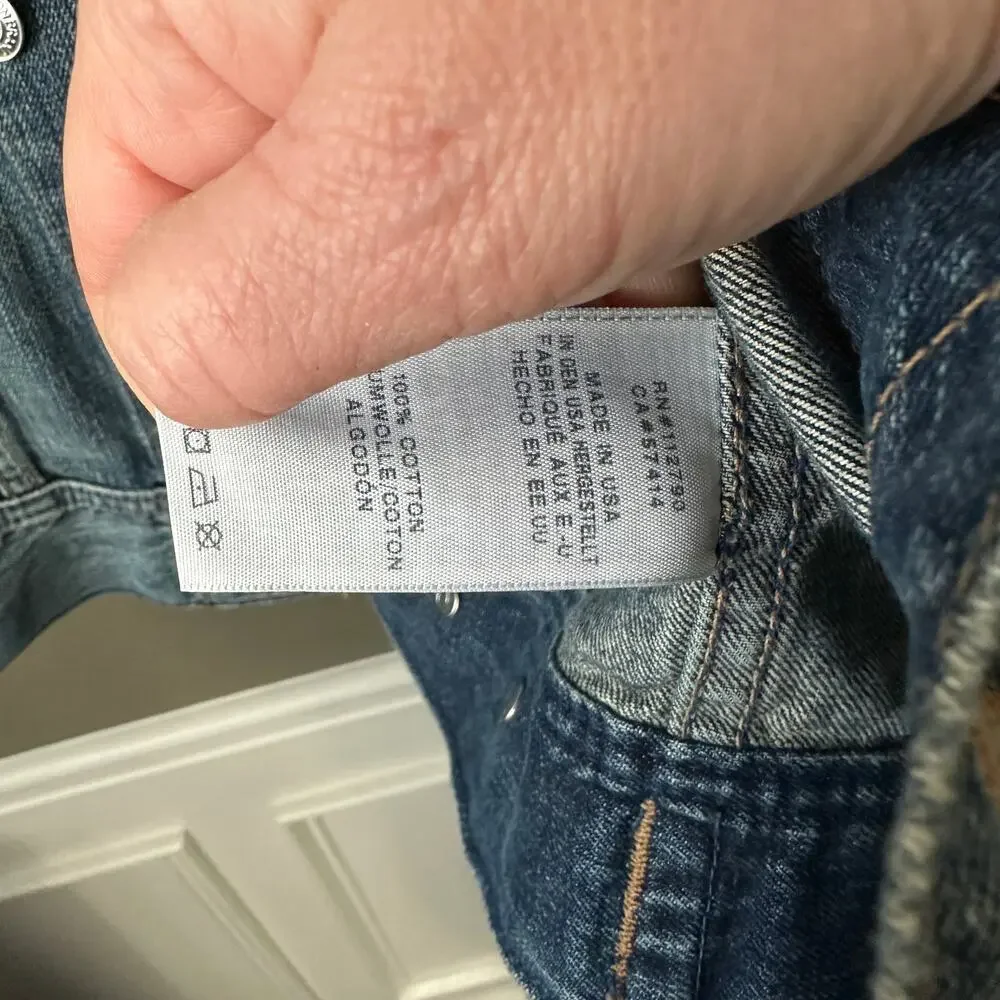 True Religion Dari Cropped Jean Jacket Medium